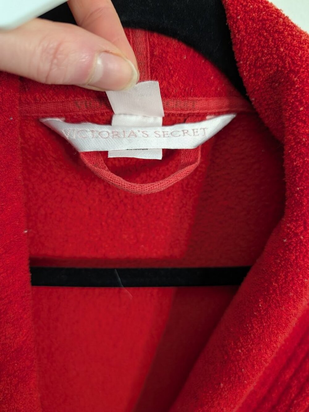 Victoria's Secret Red Full-Length Robe M/L - Picture 5 of 5